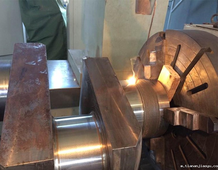 激光熔覆技术修复磨损曲轴